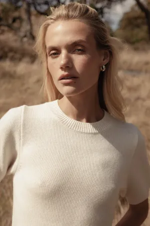 Elementary Cashmere Blend Tee Shirt