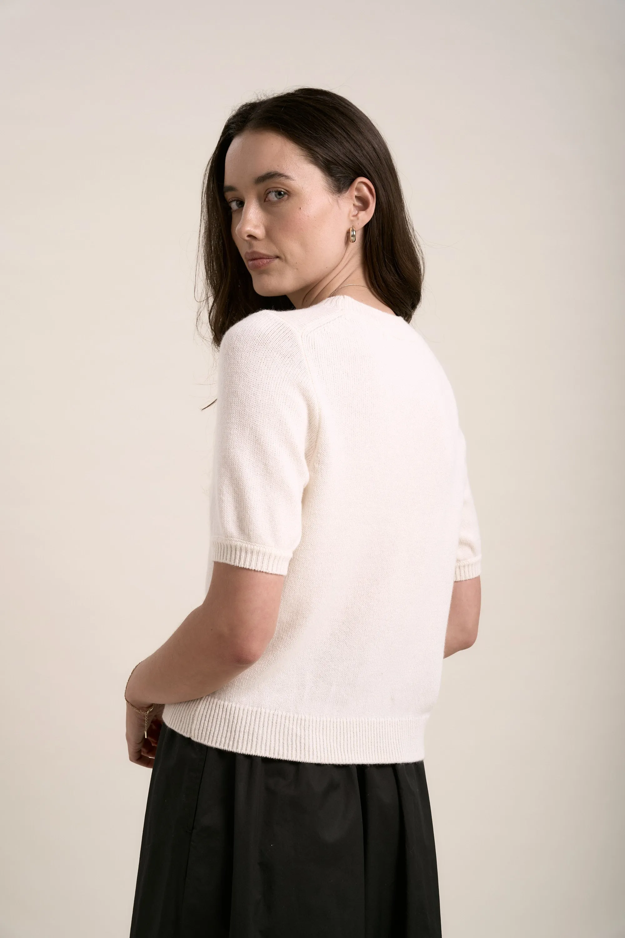Elementary Cashmere Blend Tee Shirt