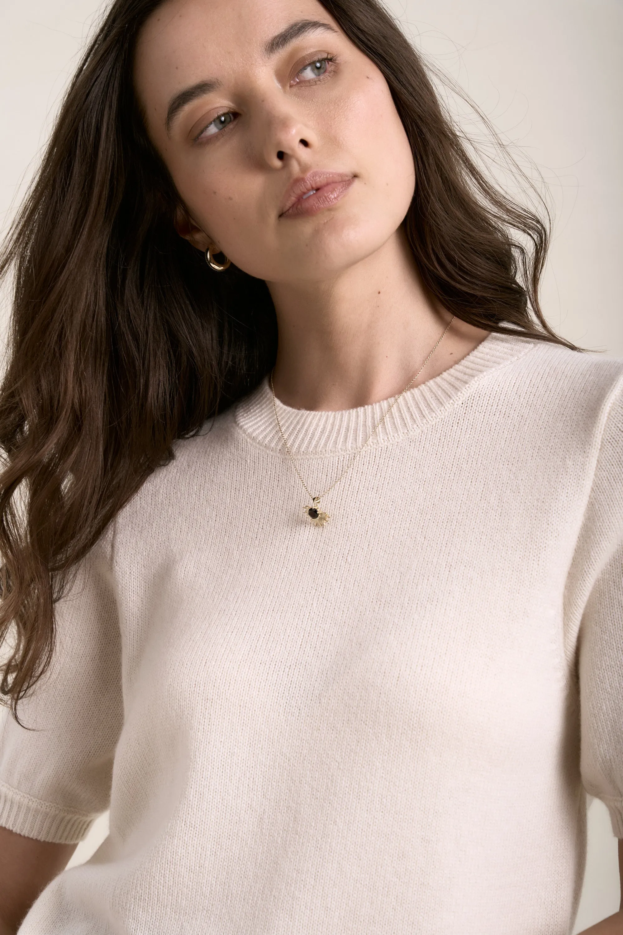 Elementary Cashmere Blend Tee Shirt