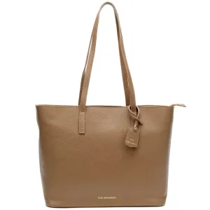 Elie Beaumont Tote Leather Bag - Tan