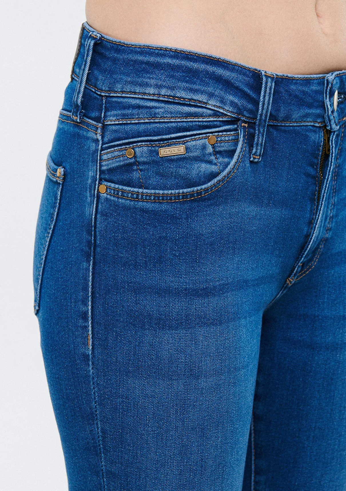 Elsa Dark Gold Premium Jean Pants