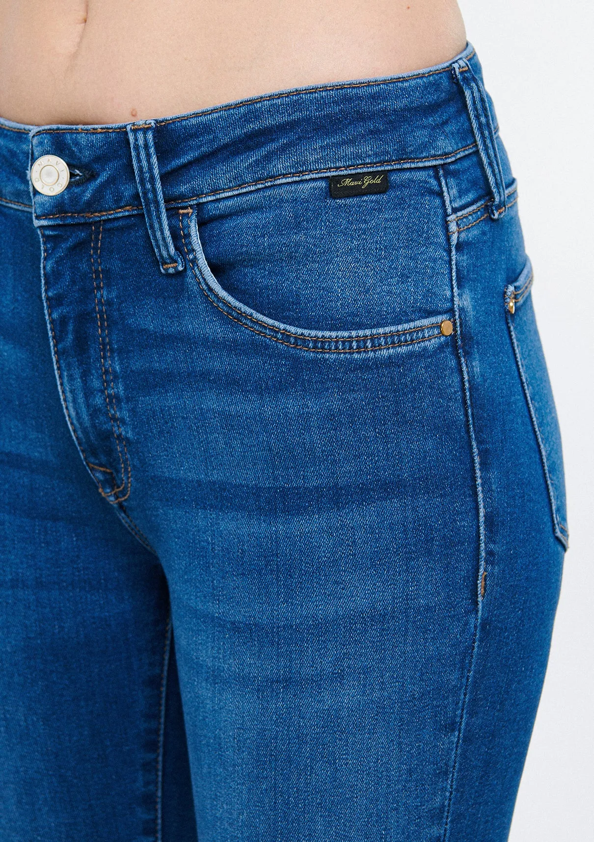 Elsa Dark Gold Premium Jean Pants