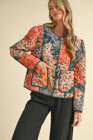 ENCHANTED GARDEN QUILTED JACKET