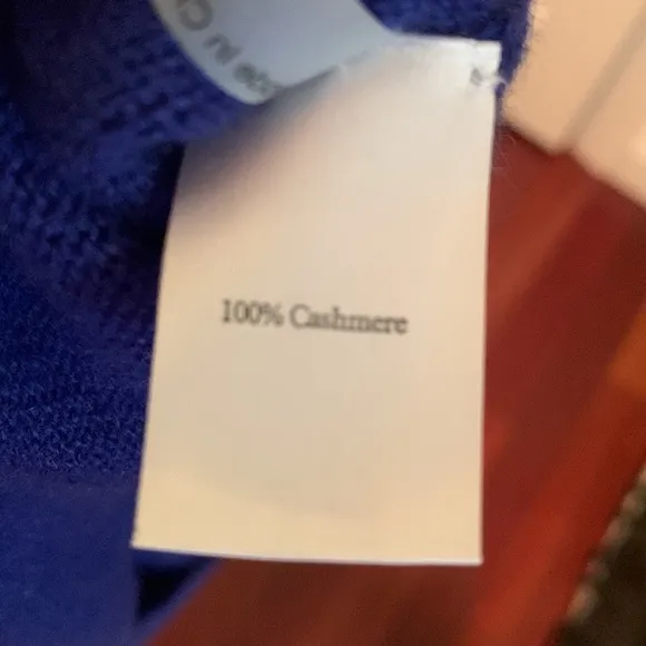 EQUIPMENT Sloane Blue Cashmere Sweater Crewneck Premium Quiet Luxury Small
