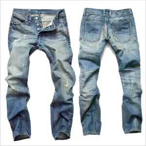 Euro-American Fusion Slim-Fit Denim