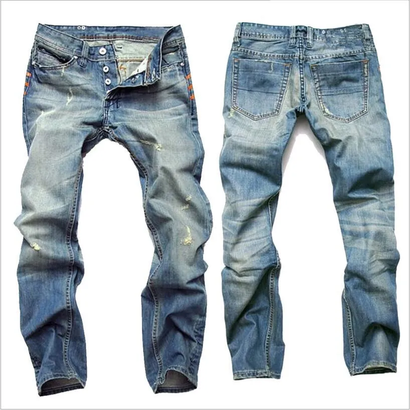 Euro-American Fusion Slim-Fit Denim