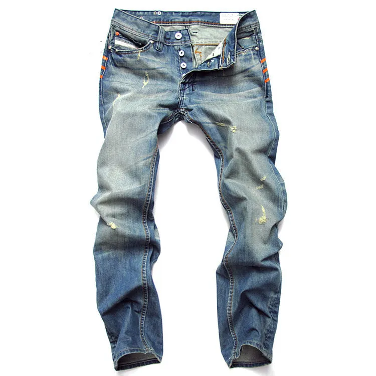 Euro-American Fusion Slim-Fit Denim