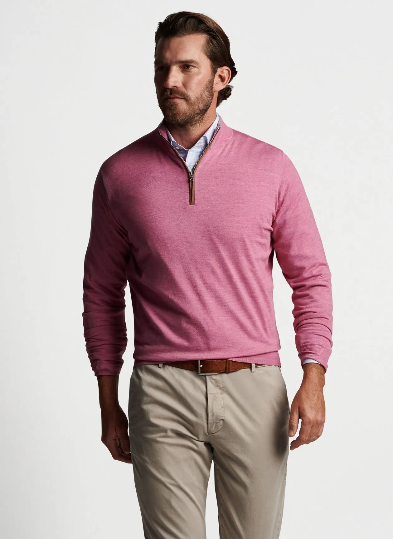 Excursionist Flex Quarter Zip in Rosewood
