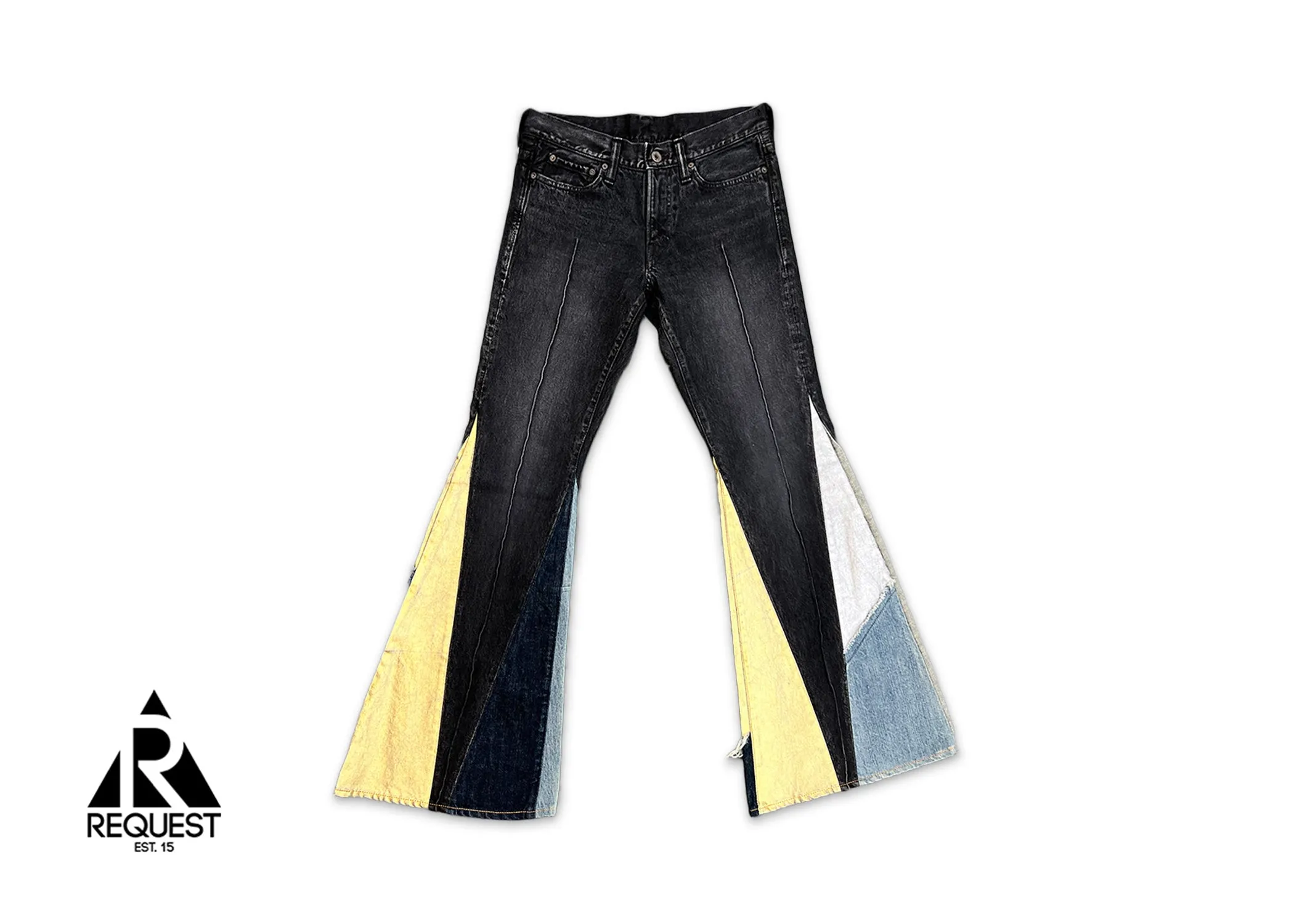 Fade Flare Denim "Black/Gold"