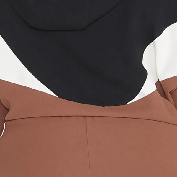 Fashion To Figure - Audrina Colorblock Hooded Jacket