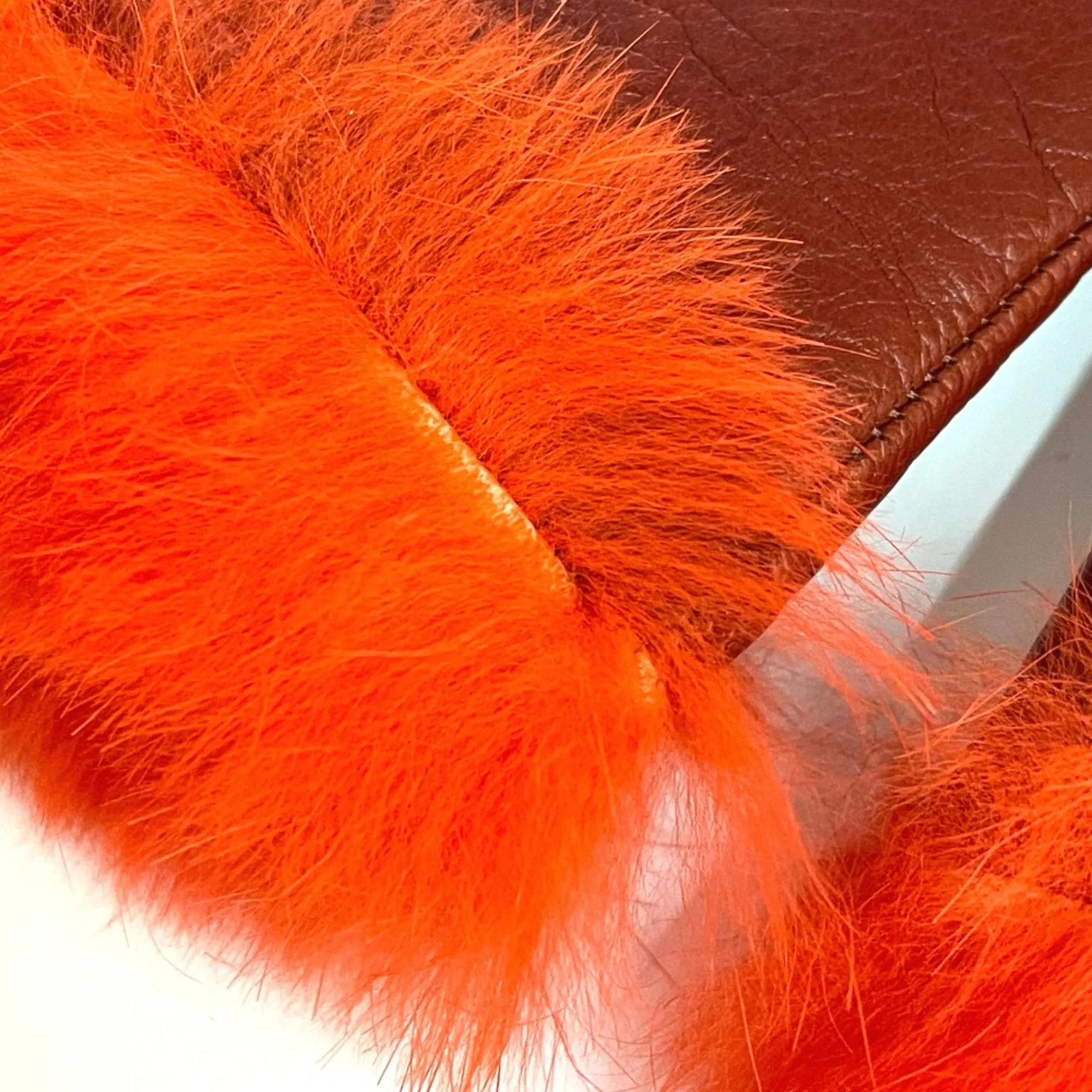 Fendi FF Red Leather Accessories