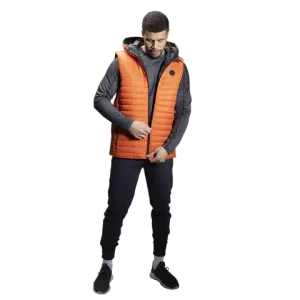 Fleece Hooded Puffer Vest Men's