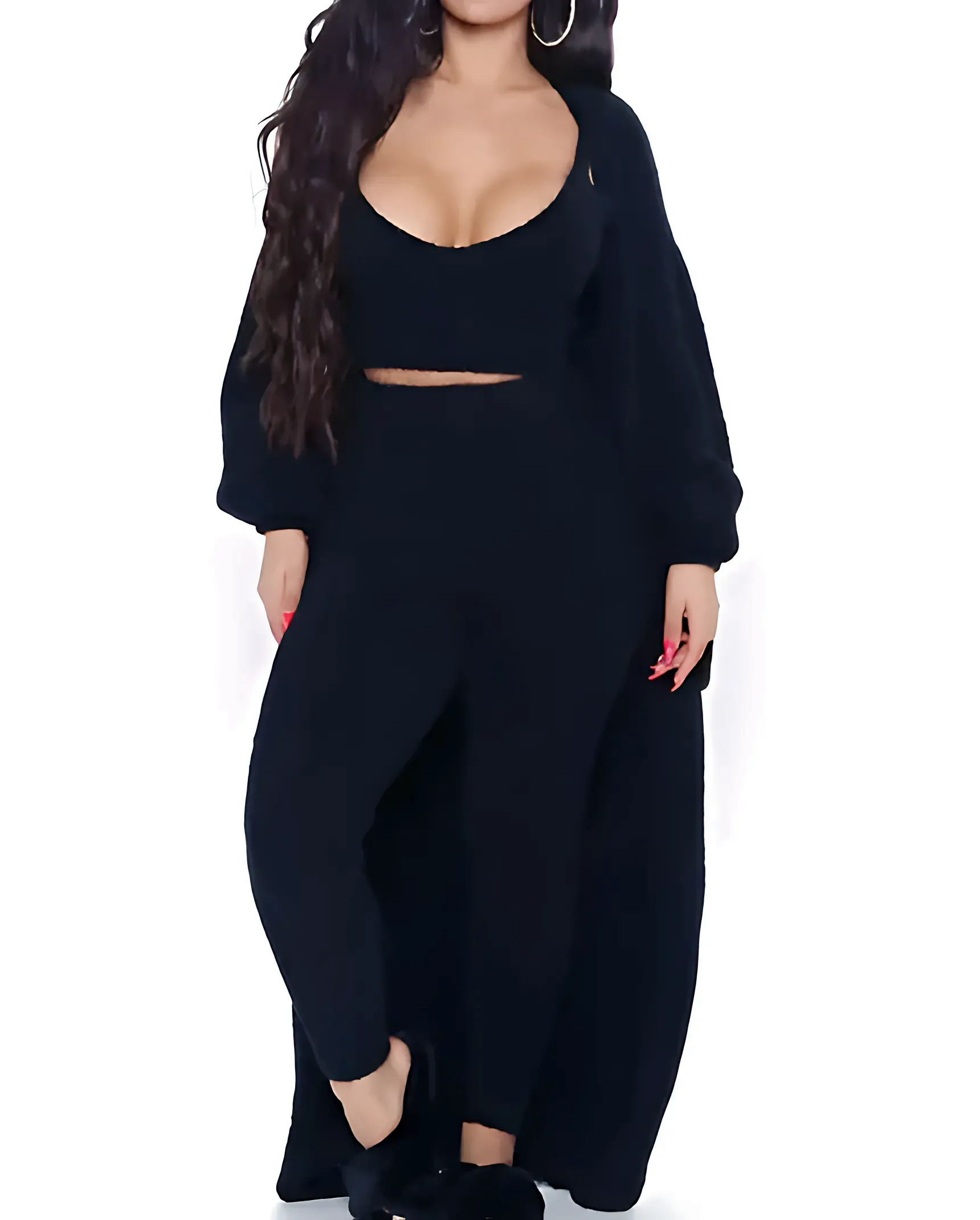 Fleece Loungewear 3-Piece Set