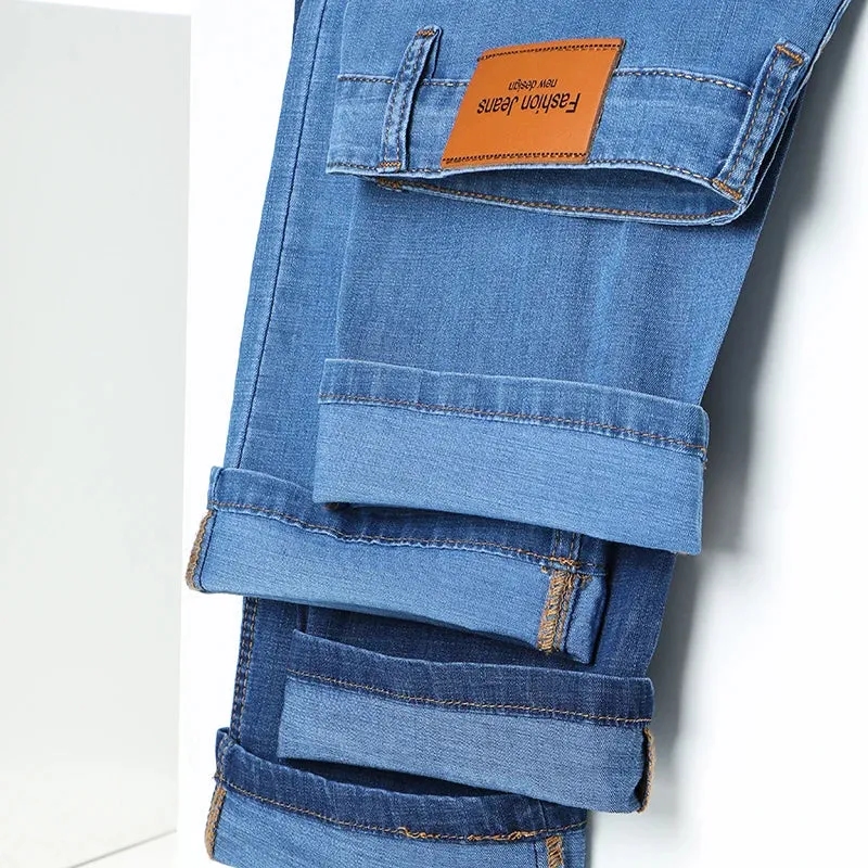 FlexFit Herren Classic Office Business Jeans mit Stretch-Baumwolle