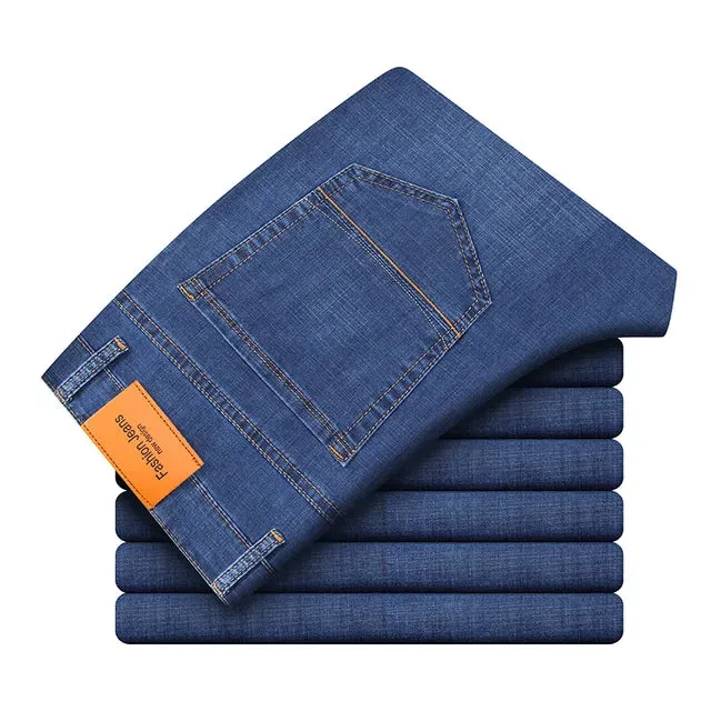 FlexFit Herren Classic Office Business Jeans mit Stretch-Baumwolle