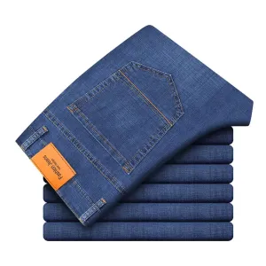 FlexFit Herren Classic Office Business Jeans mit Stretch-Baumwolle