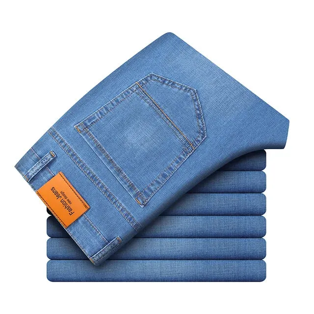 FlexFit Herren Classic Office Business Jeans mit Stretch-Baumwolle