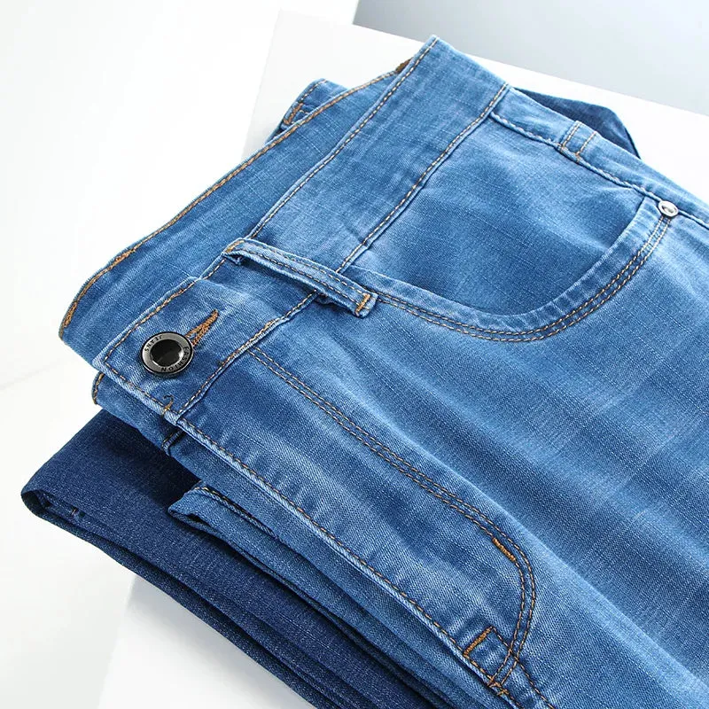FlexFit Herren Classic Office Business Jeans mit Stretch-Baumwolle