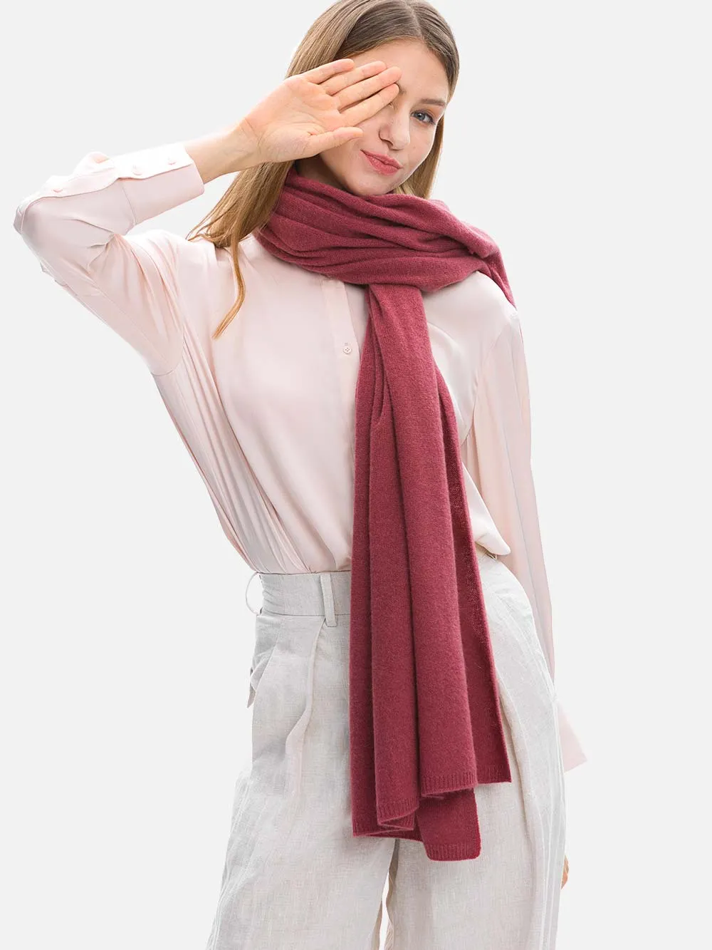 FlexKnit Berry Cashmere Wrap