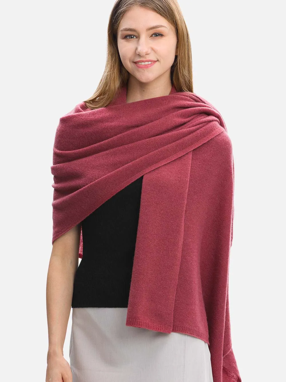 FlexKnit Berry Cashmere Wrap