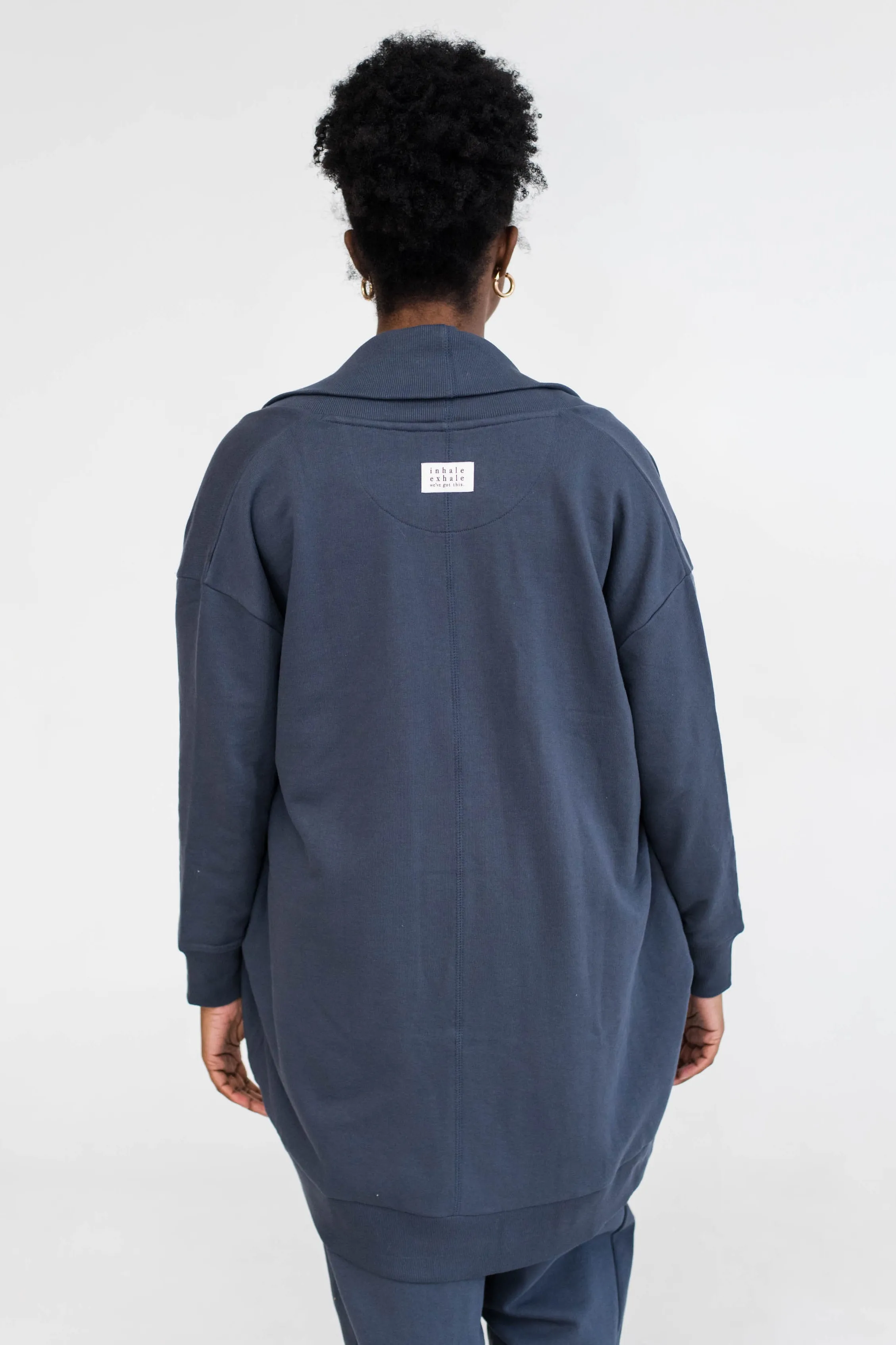 Florence Easy House Cardigan | Gray Dawn