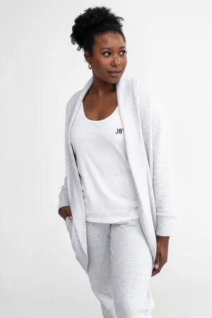 Florence Easy House Cardigan | Pebble Grey