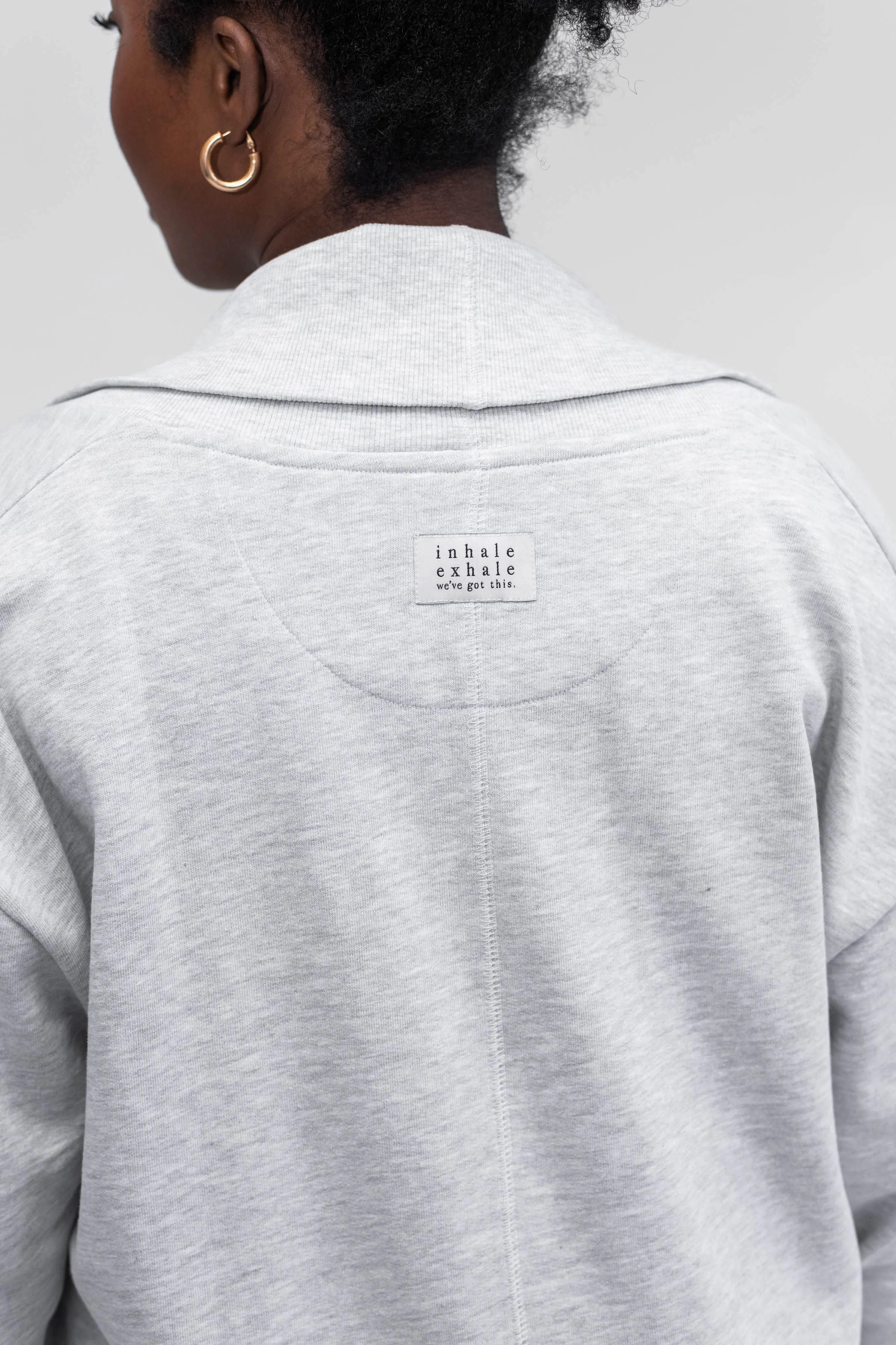 Florence Easy House Cardigan | Pebble Grey