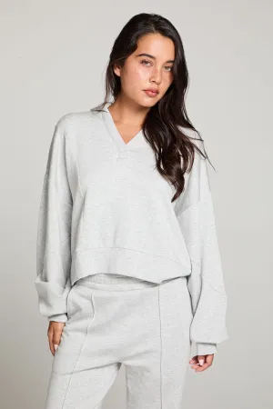 Fort Worth Pillow Fleece Heather Grey Pullover