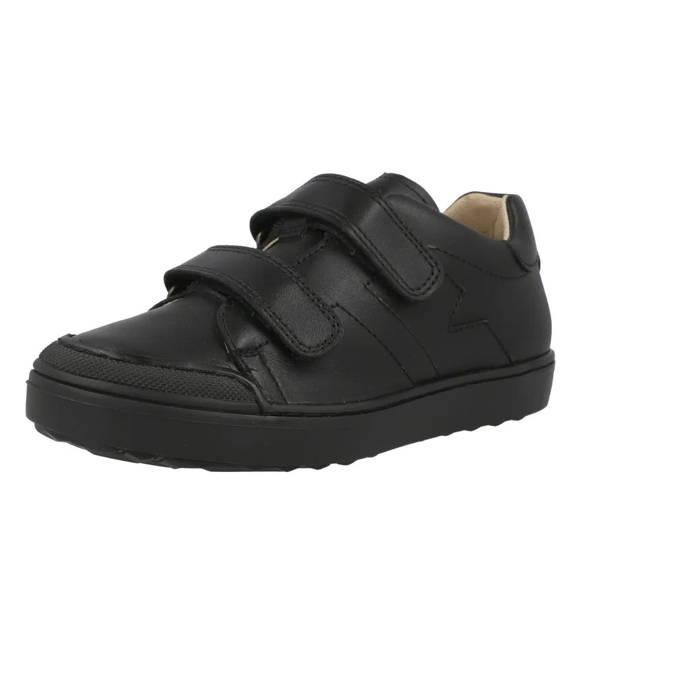 Froddo Aster Black Velcro Shoes With Rubber Toe Bumper