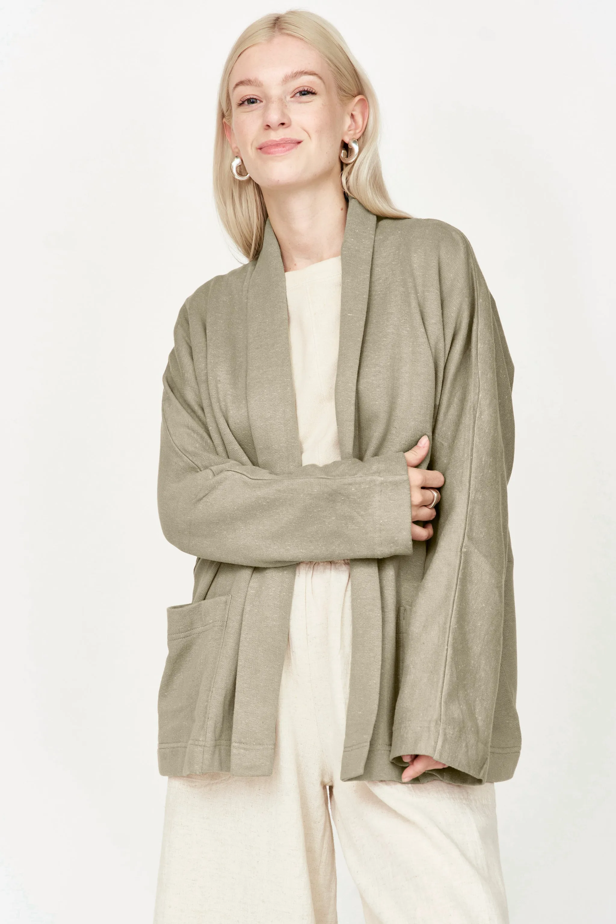 Fuji Cardigan in Sagebrush