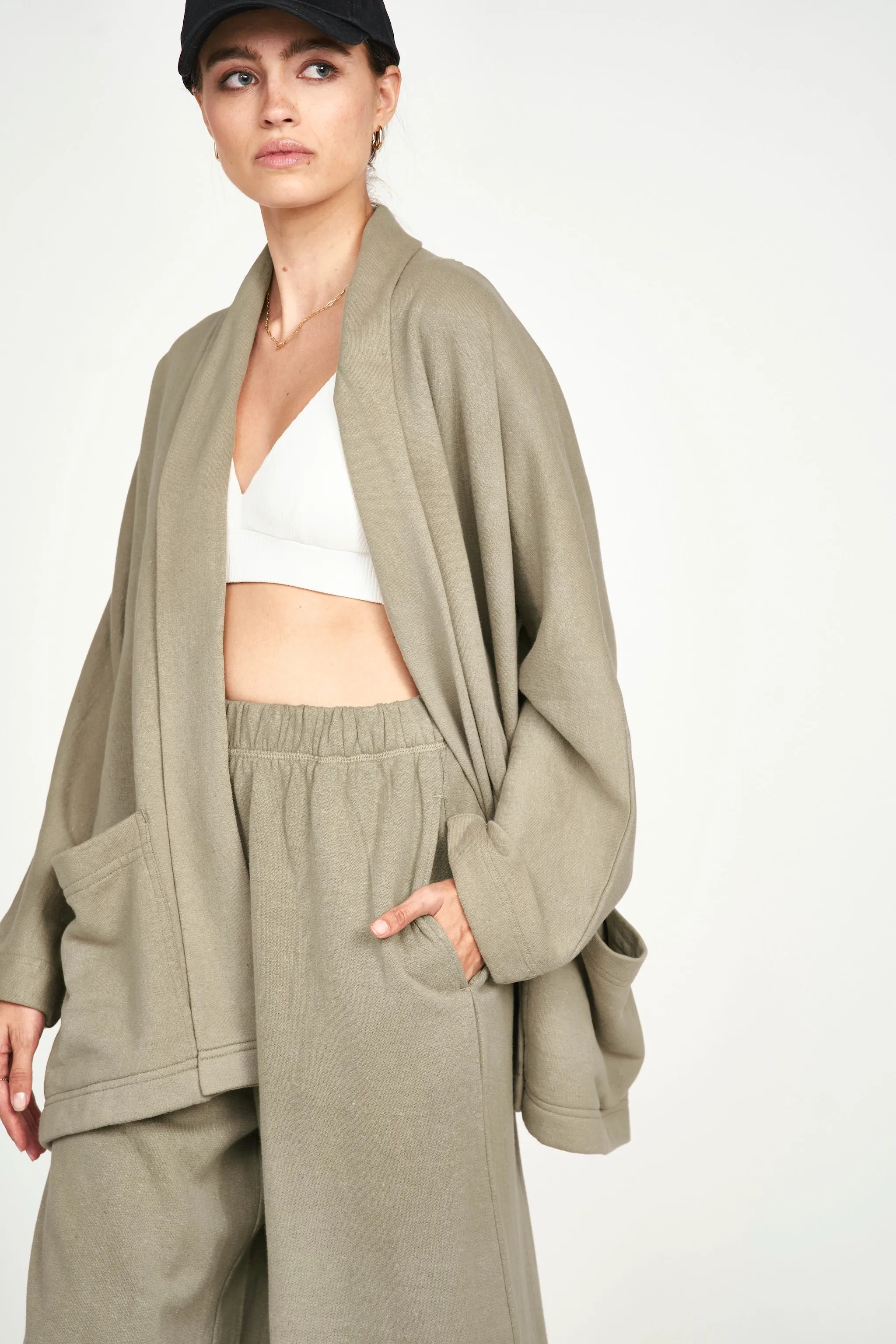 Fuji Cardigan in Sagebrush