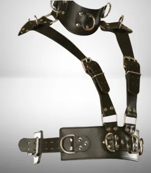 Full Body Roman Leather Bondage Harness