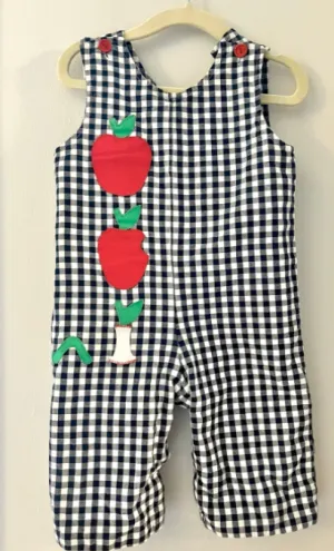 Funtasia Too Reversible Apple/Train Applique Longall