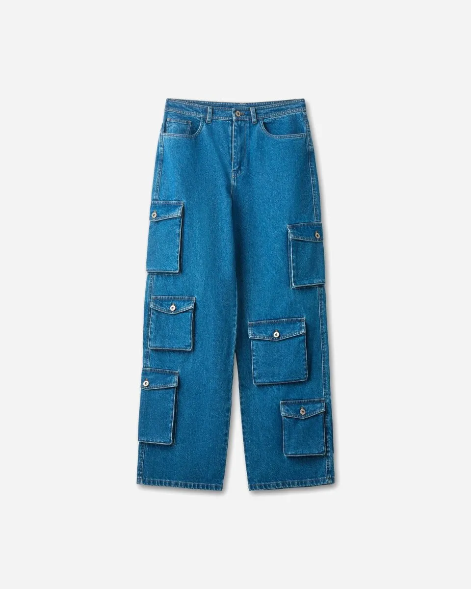 Gad Pants - Medium Denim Blue