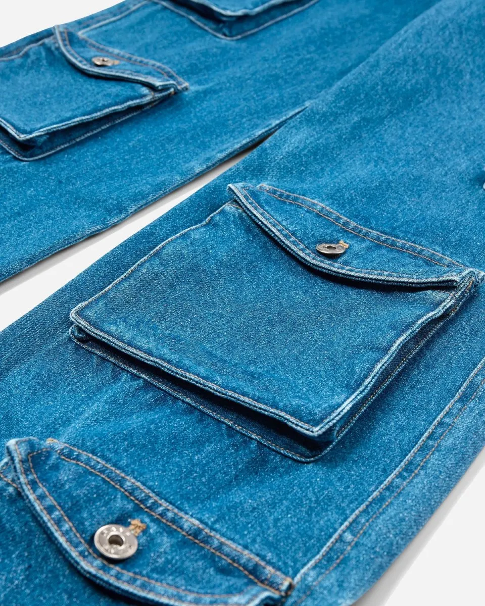 Gad Pants - Medium Denim Blue