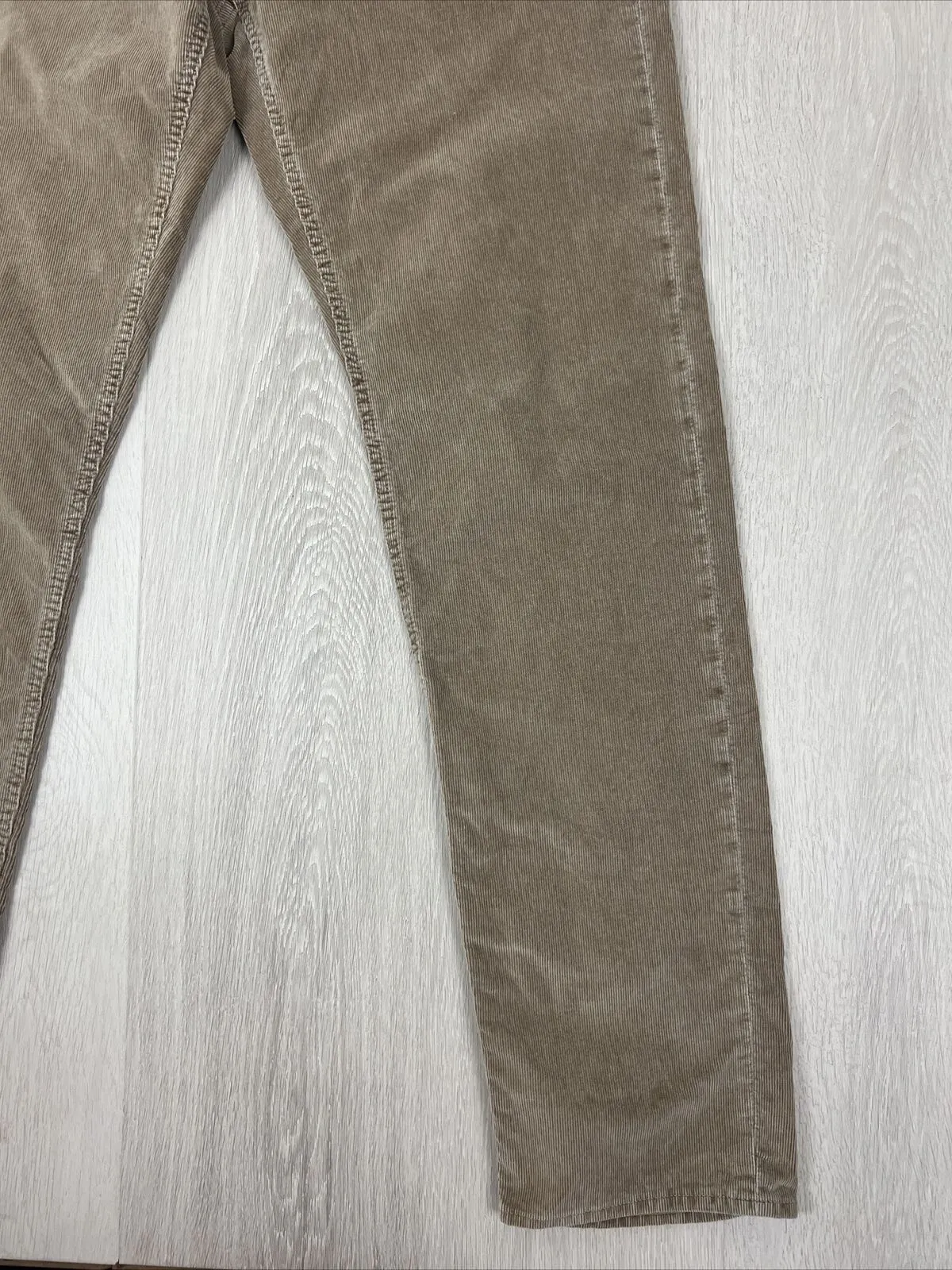 Gant Mens Corduroy Straight Regular Fit Trousers Pants Size 36 / 34 'TYLER'