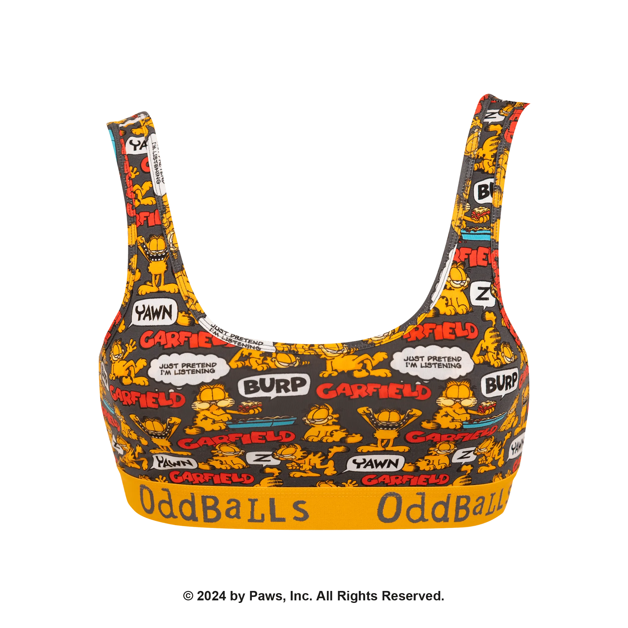 Garfield Grey - Ladies Bralette