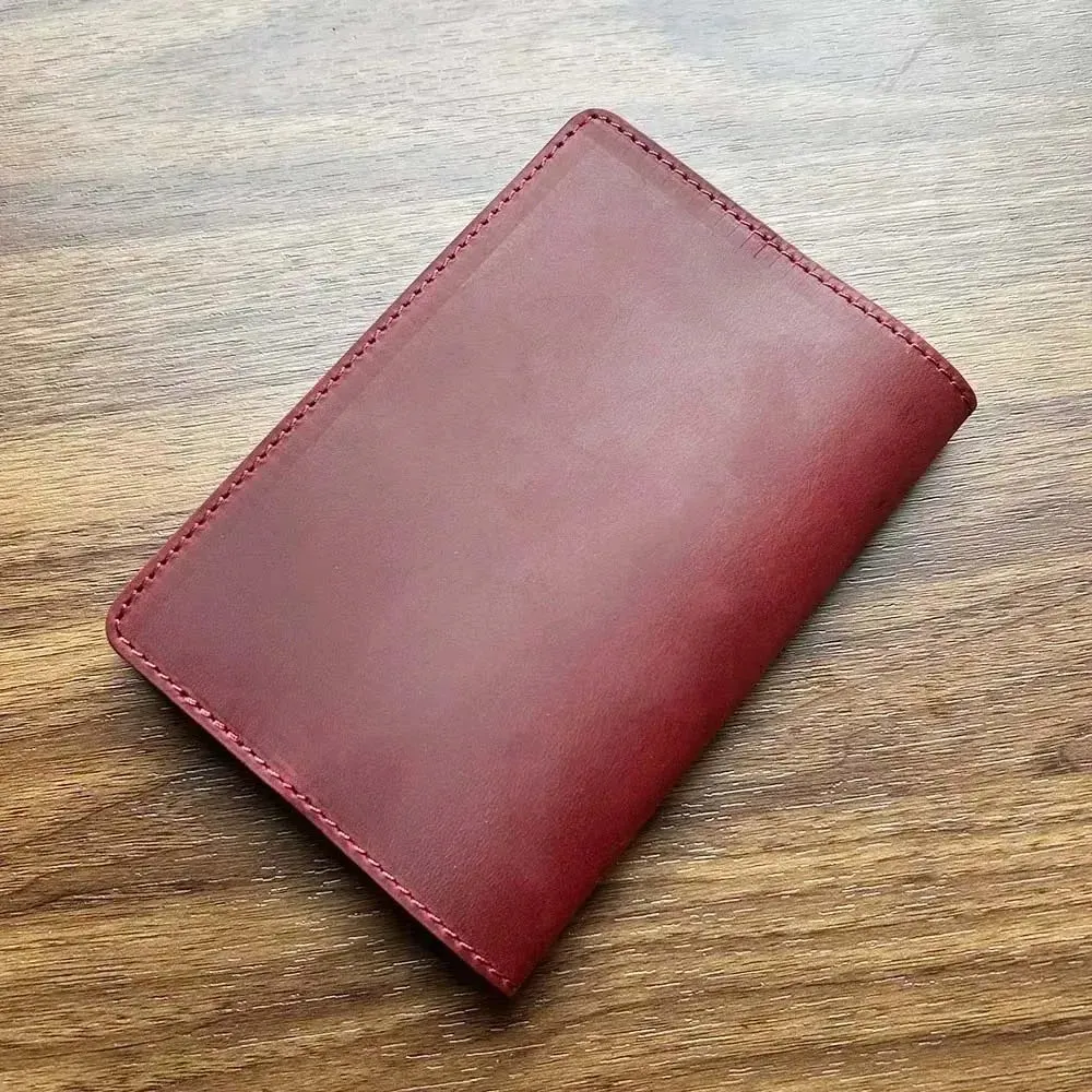 Genuine Leather Portuguese Passport Holder - Unisex Travel Wallet