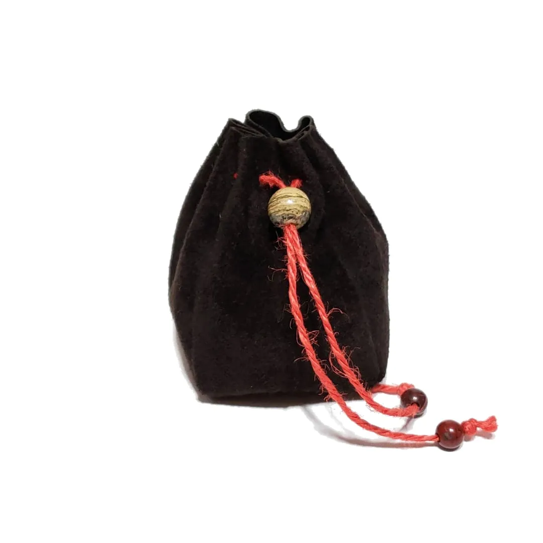 Genuine Suede Leather Pouches - Game Board Accessories