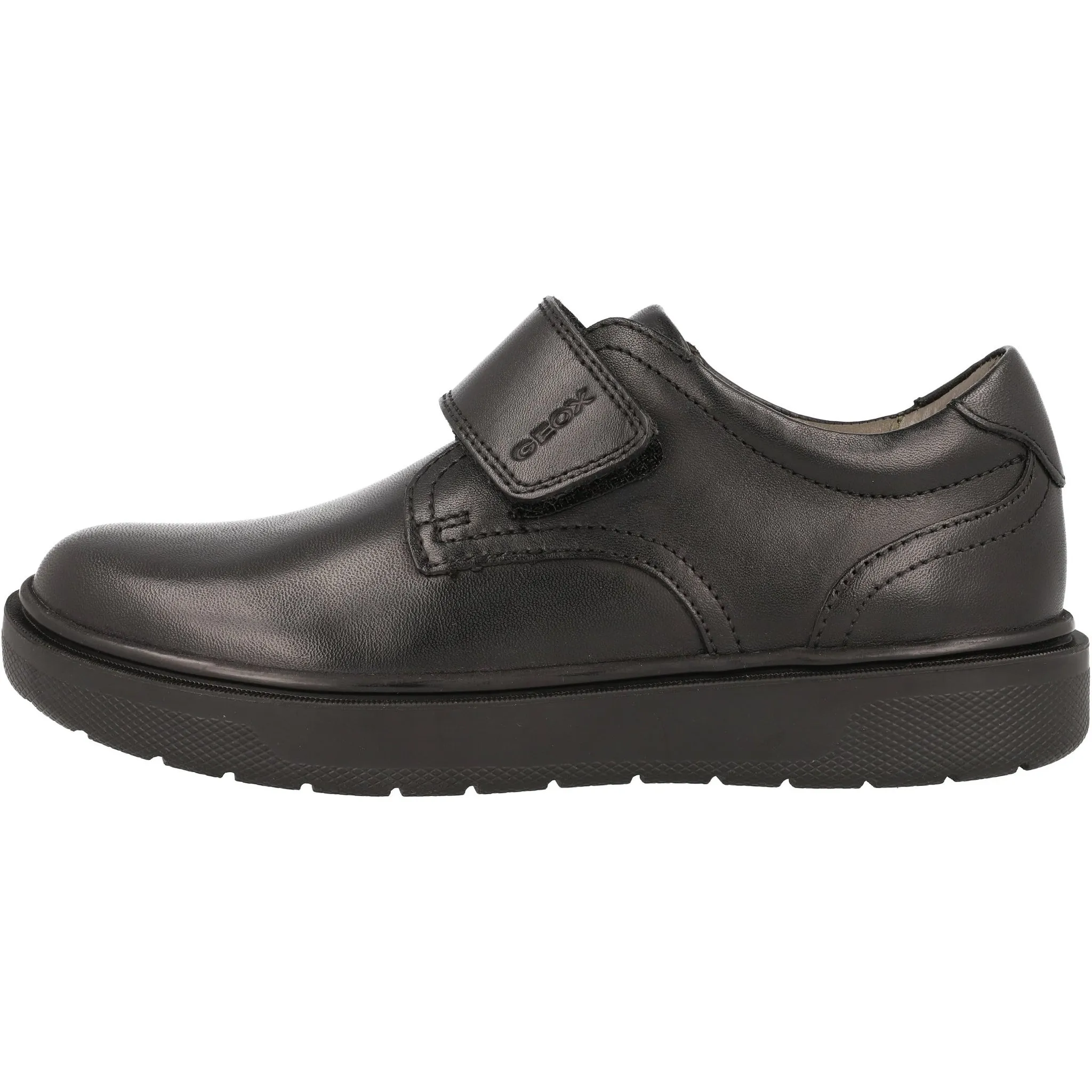 Geox Riddock Black Boys School Shoes