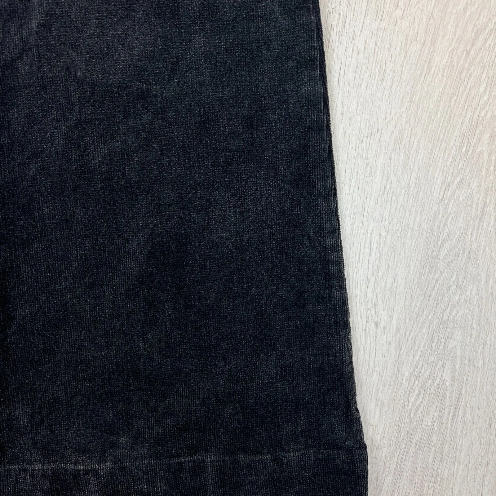 Ghanda Womens Black Retro Corduroy Flared Jeans Size 8 (Use Measurements)