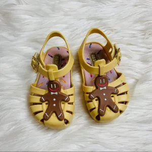 Gingerbread mini Melissa shoes