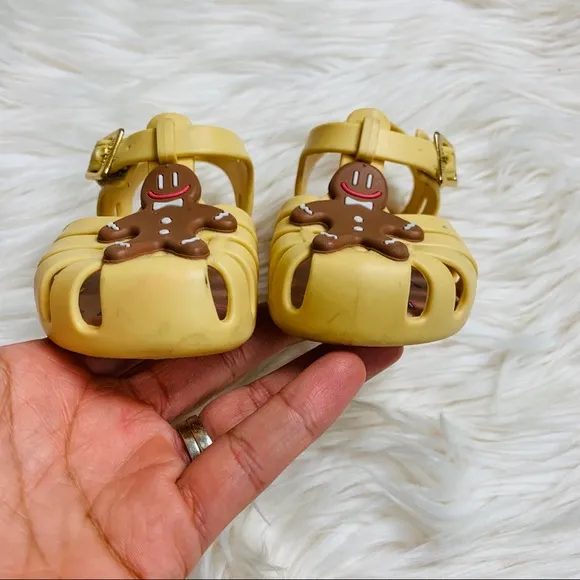 Gingerbread mini Melissa shoes