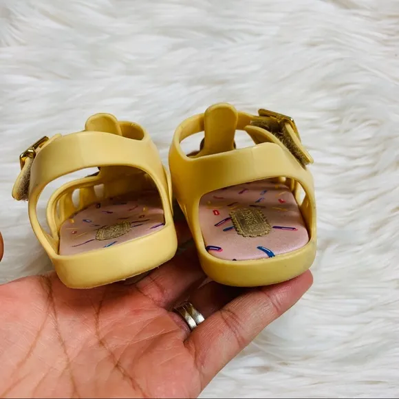 Gingerbread mini Melissa shoes