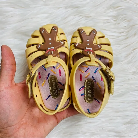 Gingerbread mini Melissa shoes