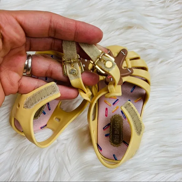Gingerbread mini Melissa shoes