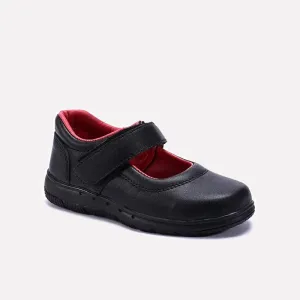 Girls Black School Shoes 0710378