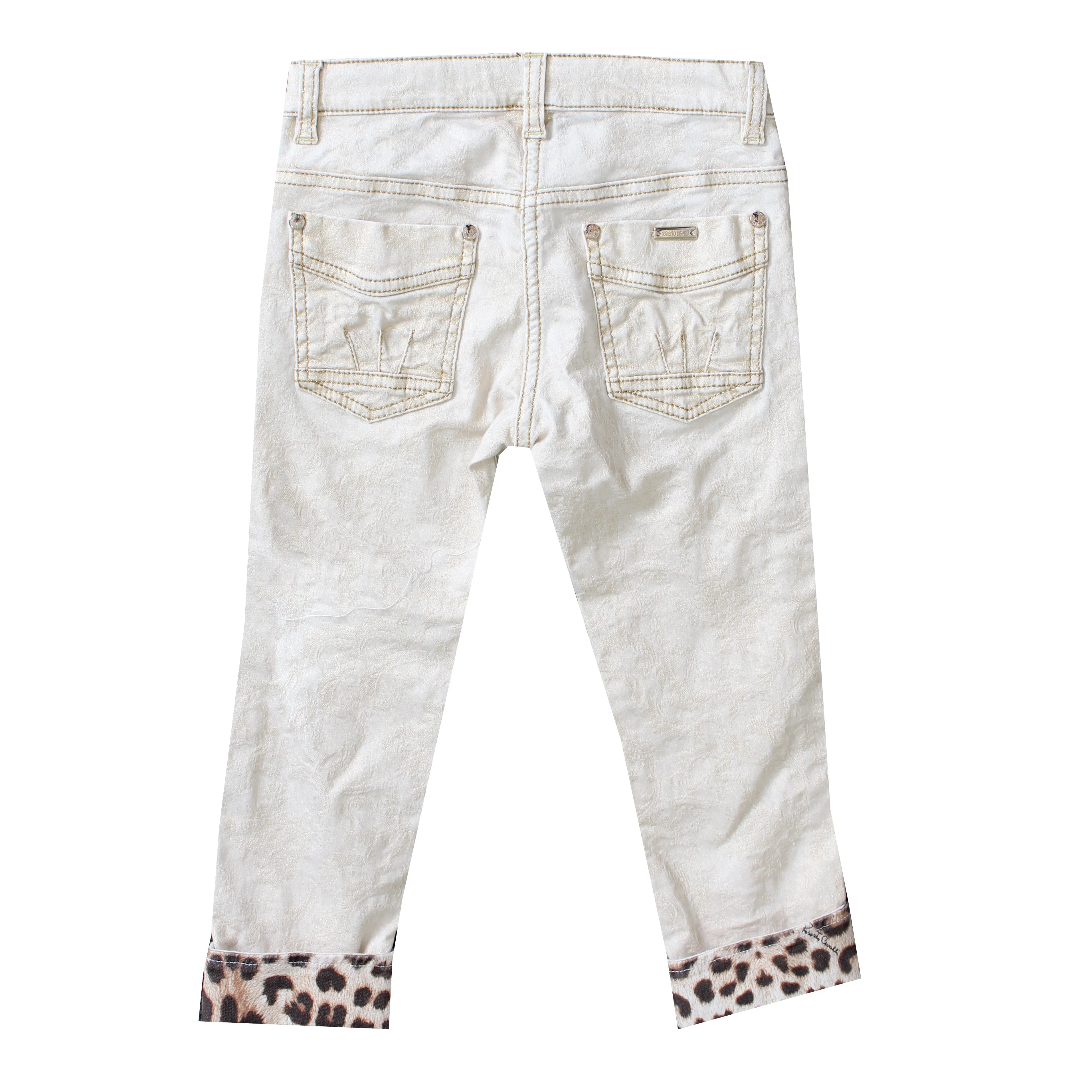 Girls Gold Foil Pants