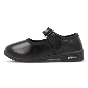 Girls School Shoes - WV592 Black