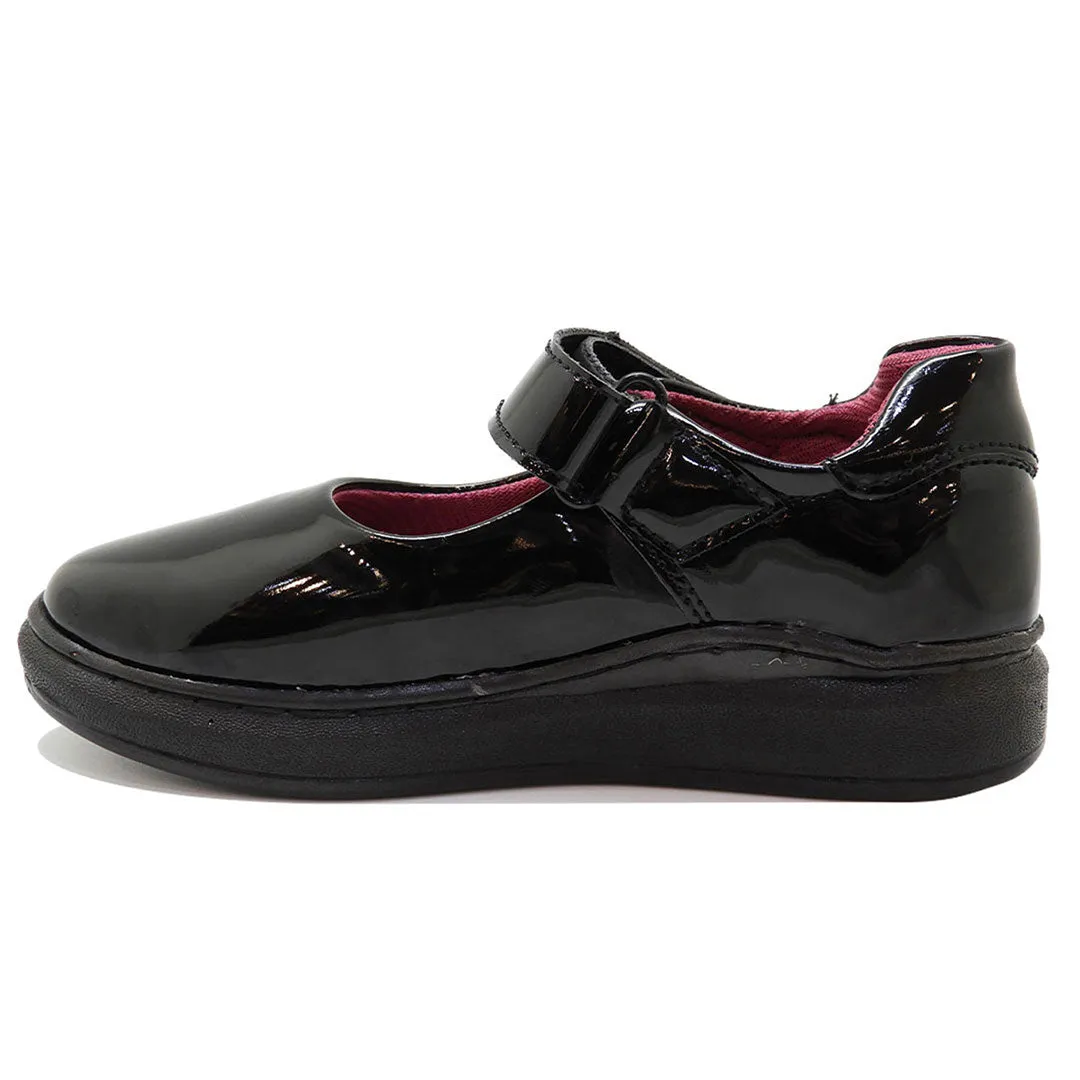 GIRLS STRAP SCHOOL SHOES CH-630